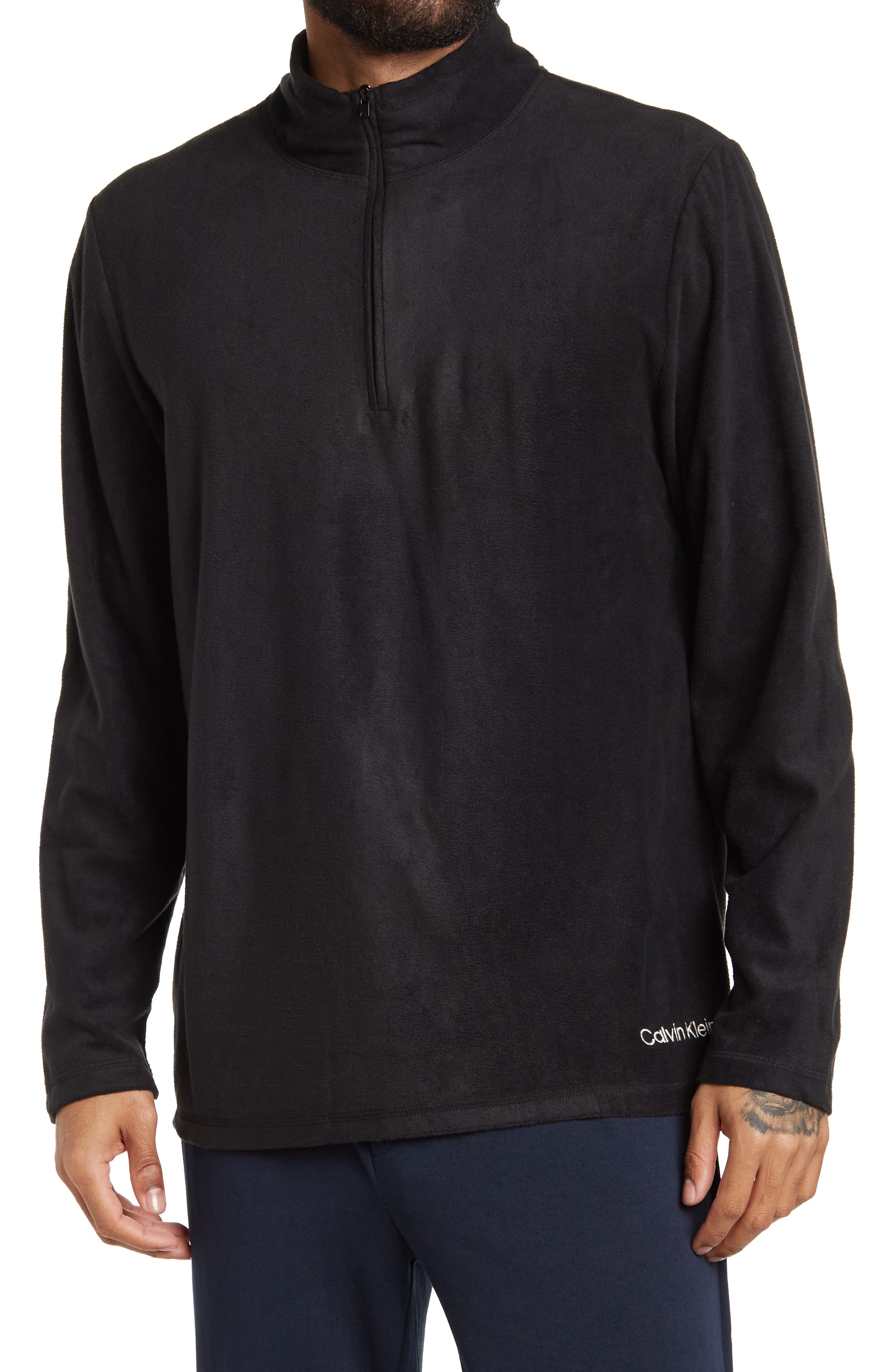 half zip sweatshirt calvin klein