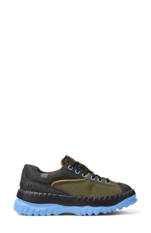 Shop Camper Teix Hiking Sneaker In Olive Green/blue