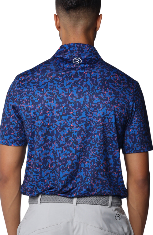 Reflo Tagus Performance Sustainable Polo In Deep Navy
