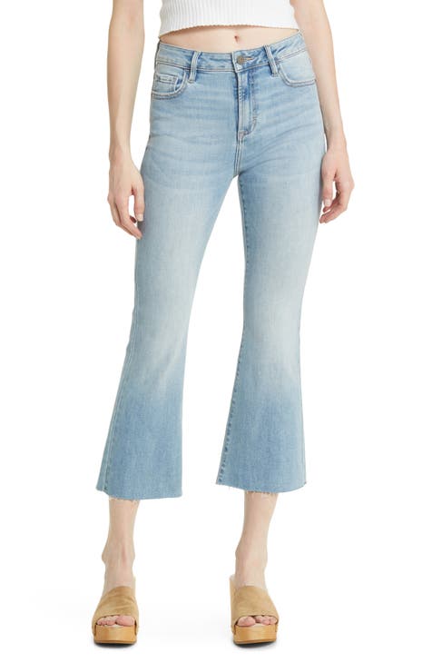 Women's Blue Cropped & Capri Pants
