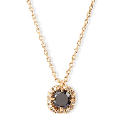 Kate Spade New York Pave Round Mini Pendant Necklace
