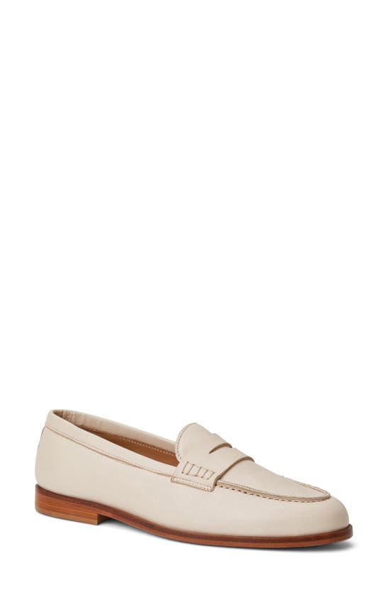 Shop Bruno Magli Lixia Loafer In Bone