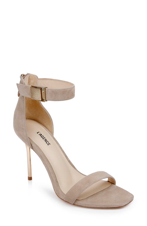 Thea Ankle Strap Sandal in Macaroon