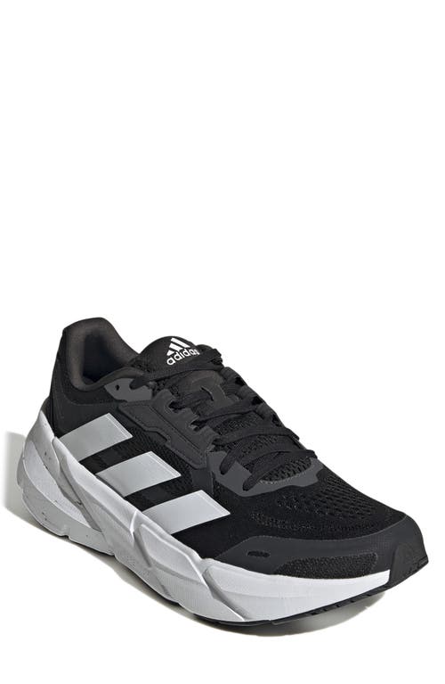 adidas Adilette Tonys Chocolonely Running Shoe in Core Black/Ftwr White/Grey at Nordstrom, Size 11.5