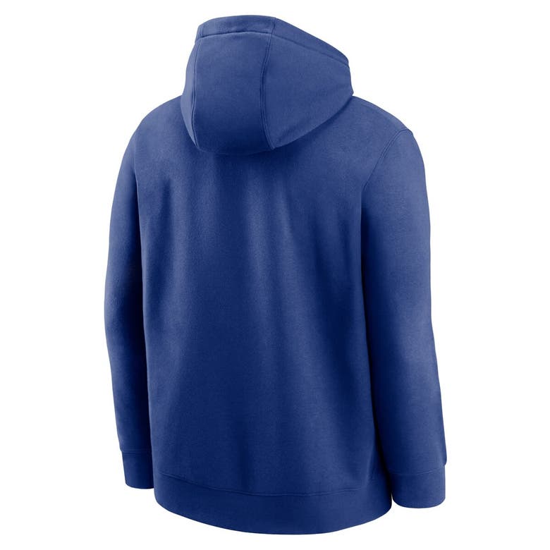 Shop Nike Royal Brooklyn Dodgers Cooperstown Collection Splitter Club Fleece Pullover Hoodie
