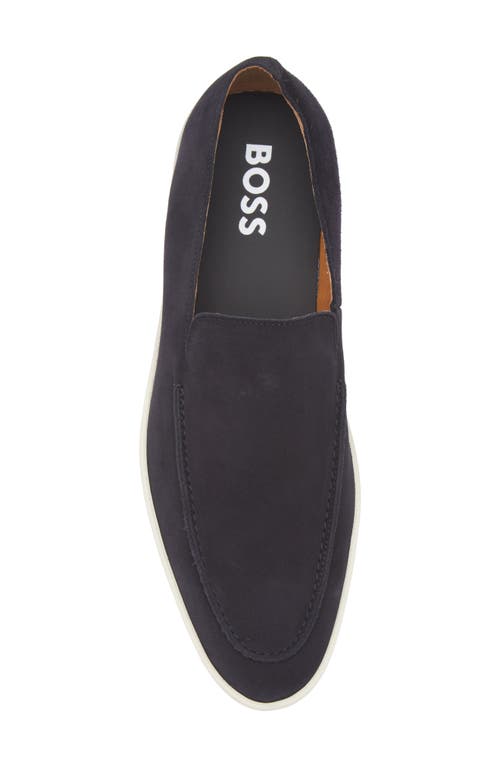 Hugo Boss Loafers Boss Men Color Blue In Navy