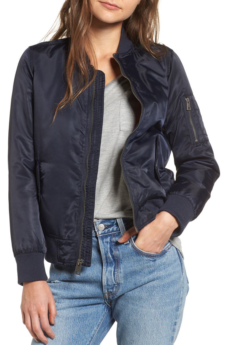 Levi's bomber jacket navy blue Clearance