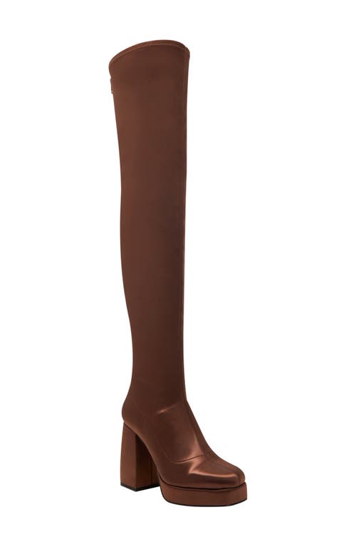 The Uplift Over the Knee Boot in Chocolate
