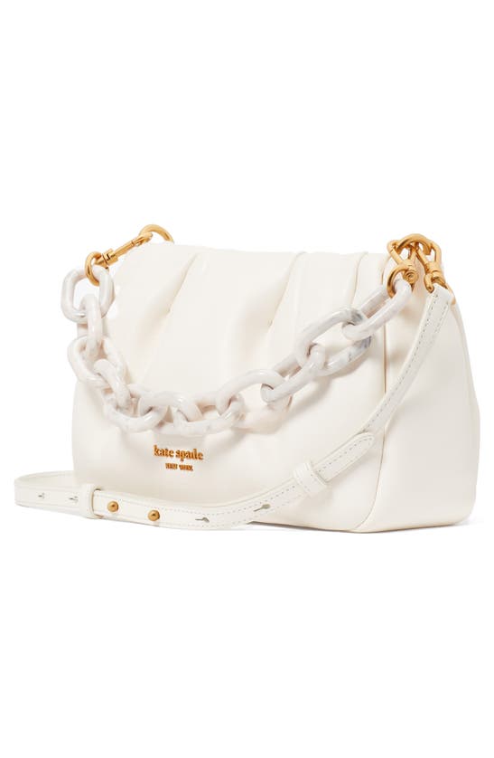 Shop Kate Spade New York Souffle Smooth Leather Crossbody In Cream