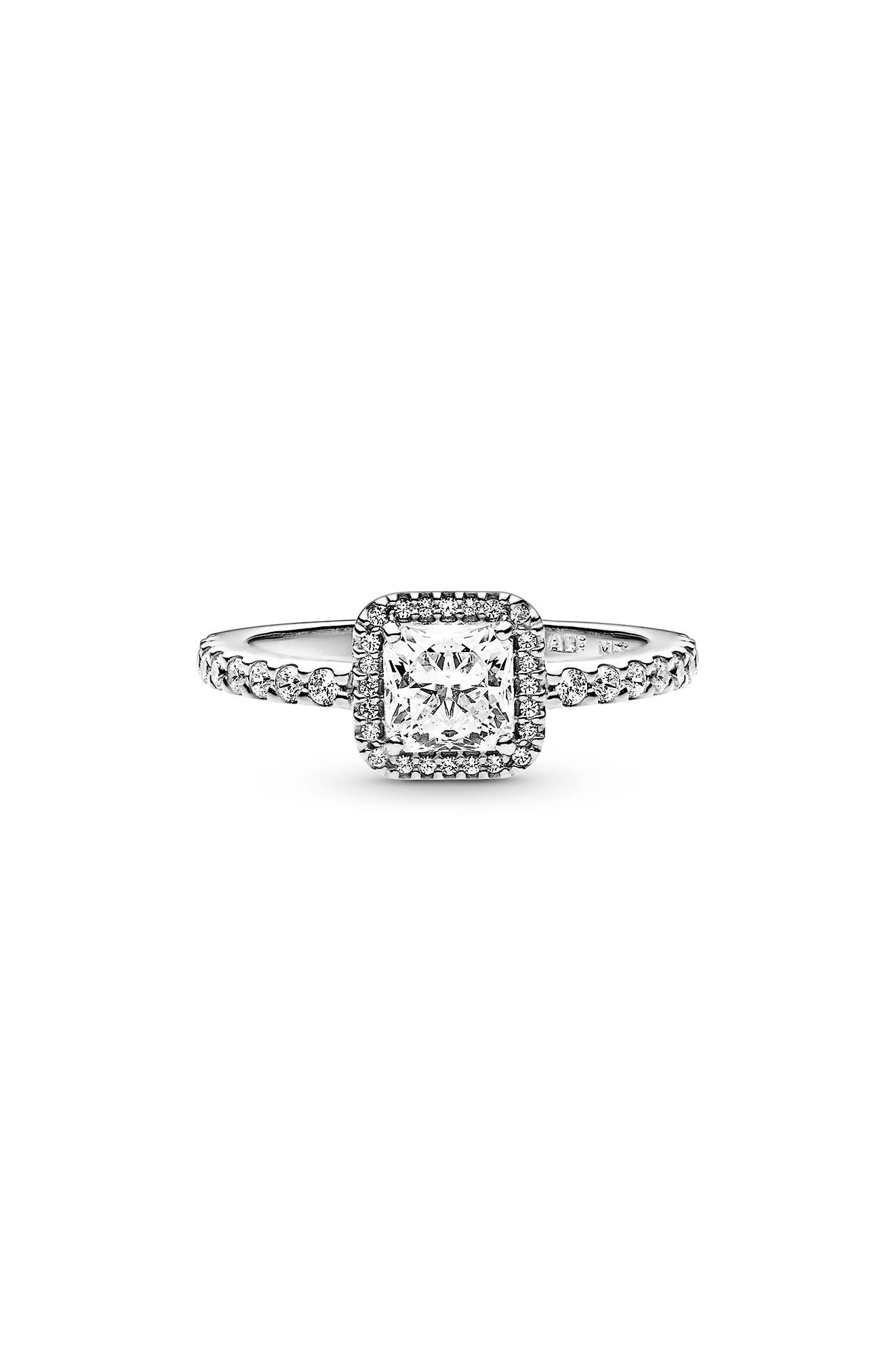 PANDORA Timeless Elegance Ring in Clear at Nordstrom, Size 8.5
