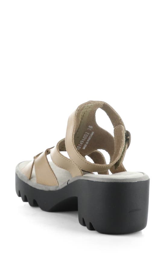 Fly London Tawi Strappy Sandal In Taupe