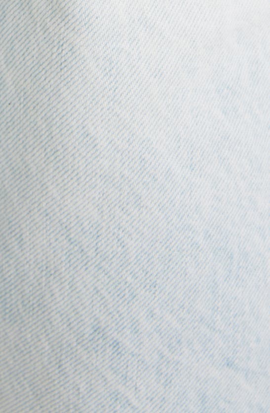 Shop Givenchy Nonstretch Denim Cutoff Bermuda Shorts In Pale Blue