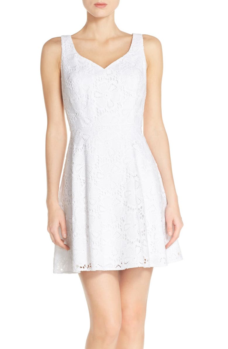 Lilly Pulitzer® 'Marla' Lace Fit & Flare Dress | Nordstrom