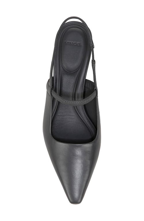 VINCE VINCE VENICE SLINGBACK POINTED TOE KITTEN HEEL PUMP