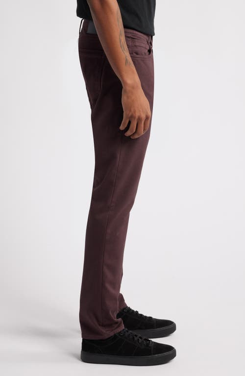 Mavi Jeans Jake Modern Slim Fit 5-pocket Pants In Burgundy Athletic