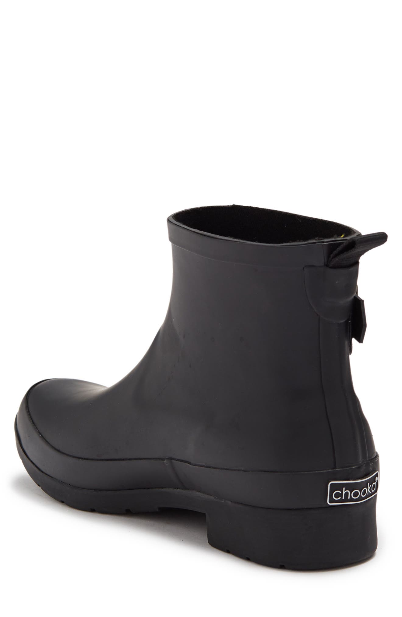 chooka short black rain boots