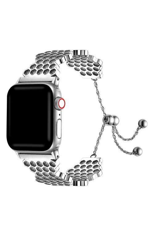 The Posh Tech Darling Stainless Steel 17mm Apple Watch® Bracelet Watchband in Silver