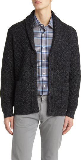 Honeycomb Wool Blend Cardigan