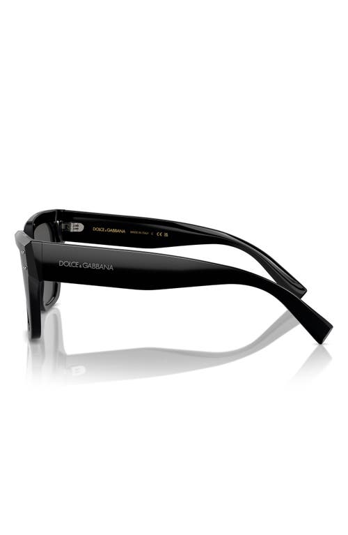 Dolce & Gabbana Dolce&gabbana 52mm Square Sunglasses In Black