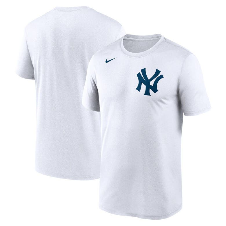 Nike White New York Yankees New Legend Wordmark T-shirt