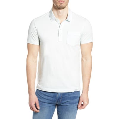Billy Reid Pensacola Slim Fit Garment Dye Polo, Blue