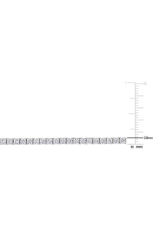 DELMAR DELMAR LAB-CREATED WHITE SAPPHIRE TENNIS NECKLACE