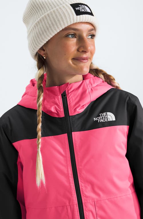 Shop The North Face Kids' Freedom Waterproof Insulated Hooded Jacket In Radiant Poppy