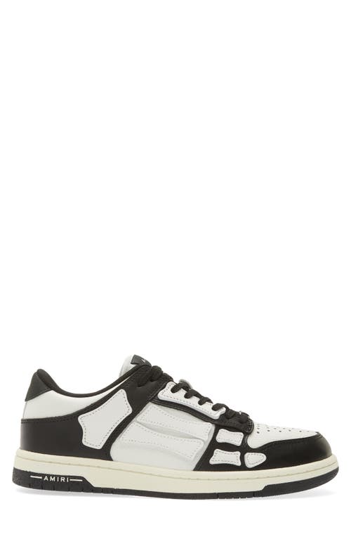 Shop Amiri Skeleton Low Top Sneaker In 004 - Black/white