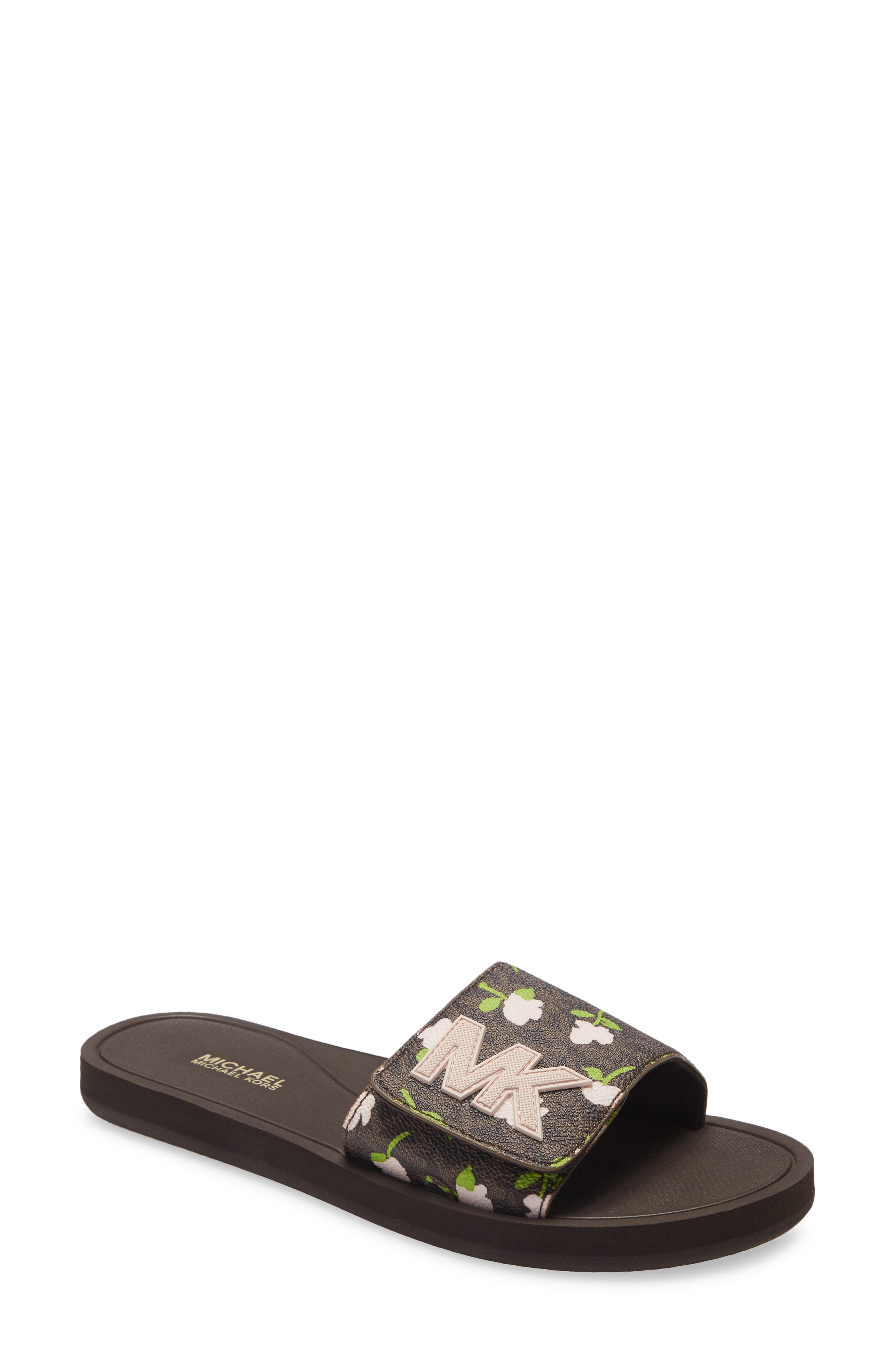 michael kors clear slides