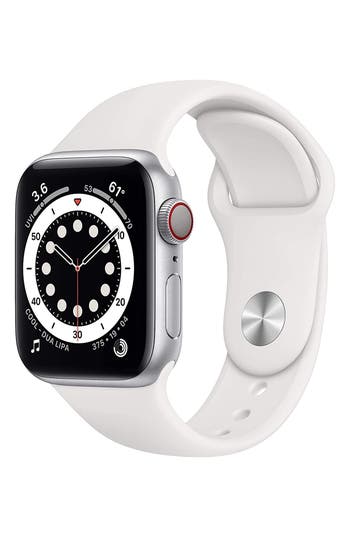 Shop Apple 40mm Series 6 Gps + Cellular  Watch® In White