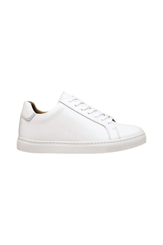 Shop Charles Tyrwhitt Leather Sneaker In White