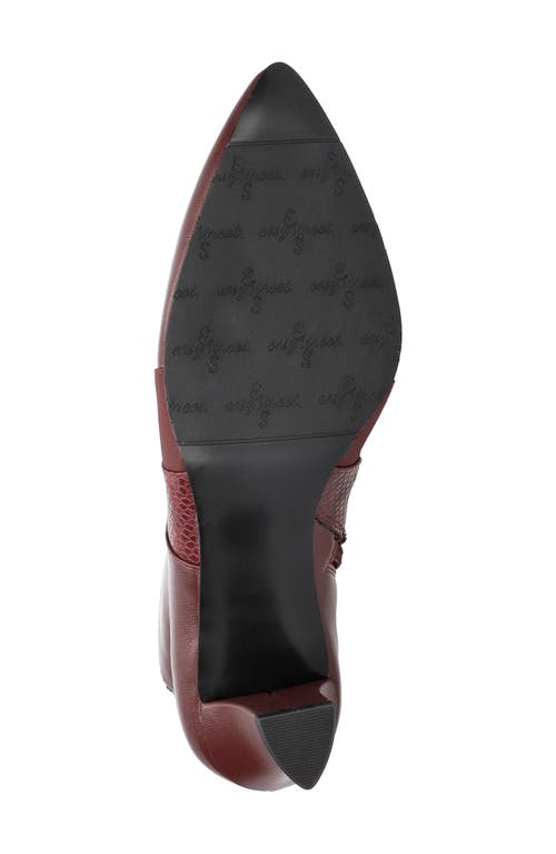 Easy Street Women's Falcon Dress Ankle Boots In Burgundy