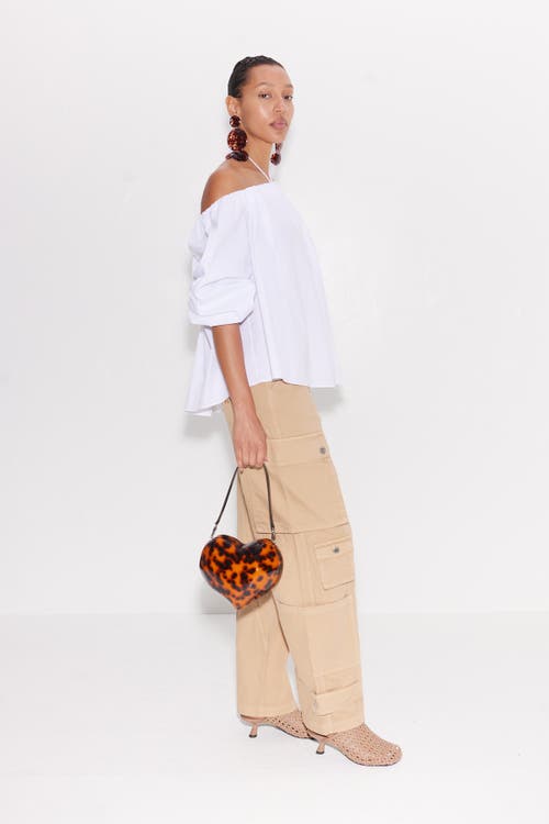 Shop Simonmiller Oleander Poplin Top In Macadamia