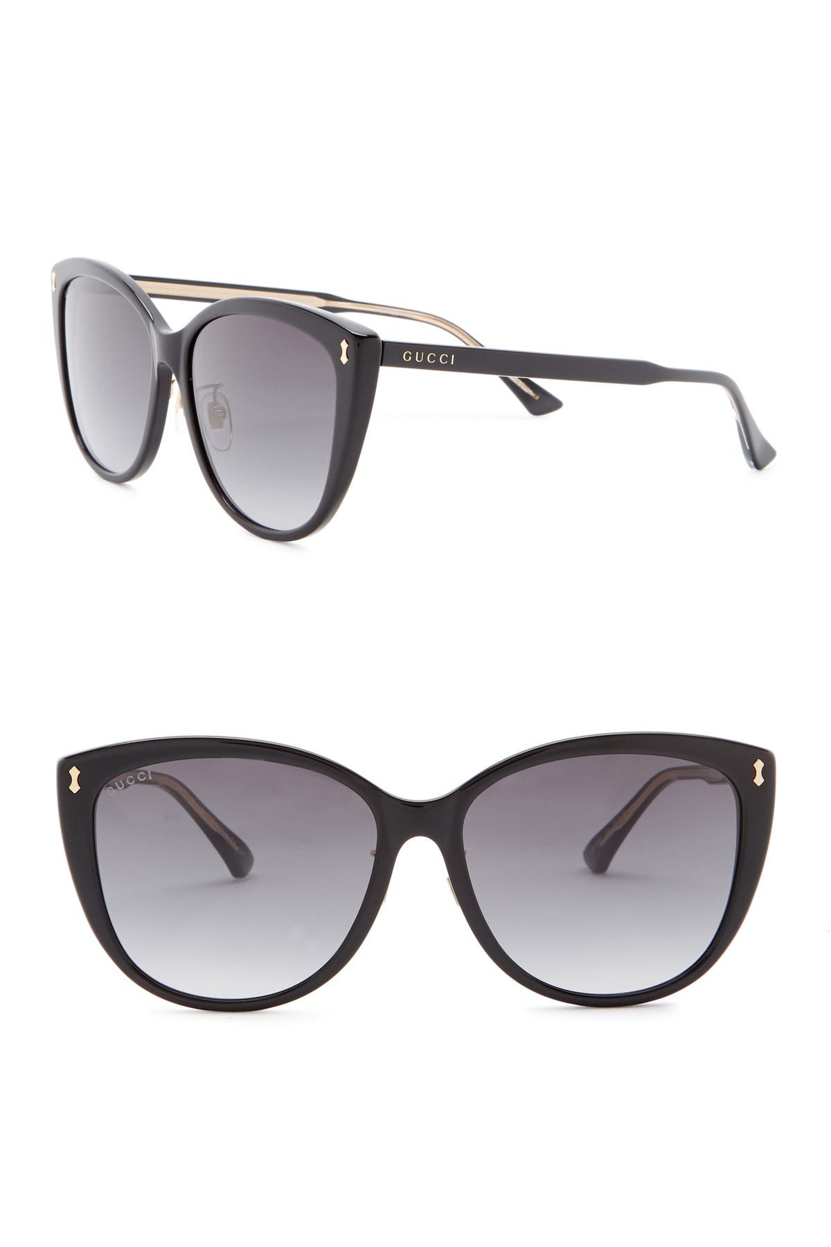 gucci 58mm cat eye sunglasses