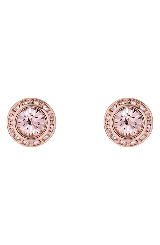 Ted Baker Soletia: Solitaire Sparkle Crystal Stud Earrings In Rose Gold Tone Vint Rose Crys