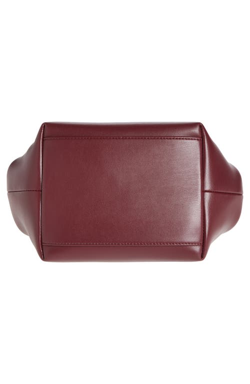 Shop Ganni Bou Crossbody Bag In Burgundy