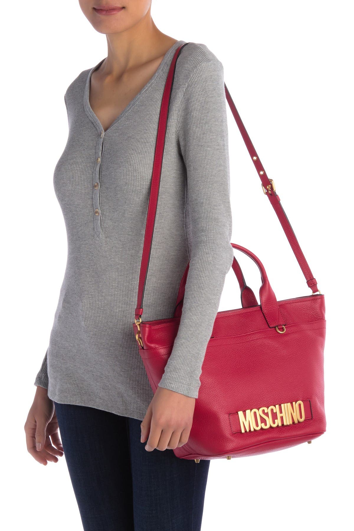 MOSCHINO Leather Tote Bag Nordstrom Rack