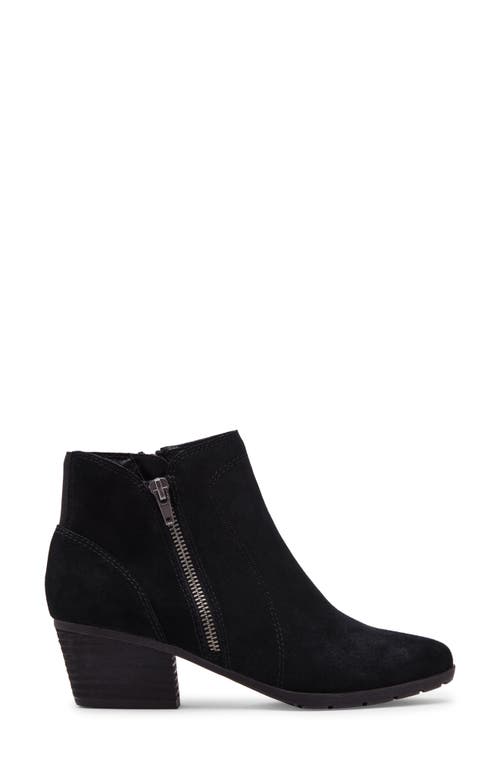 Shop Blondo Vivian Waterproof Bootie In Black Suede