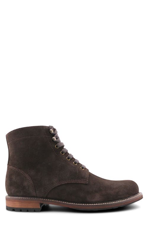 Shop Blake Mckay Axel Combat Boot In Brown Suede