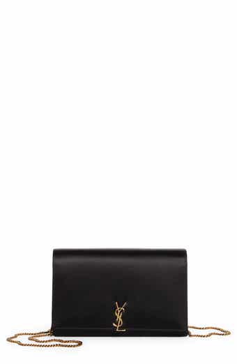 Saint Laurent Monogram wallet on chain Black Leather ref.141552 - Joli  Closet