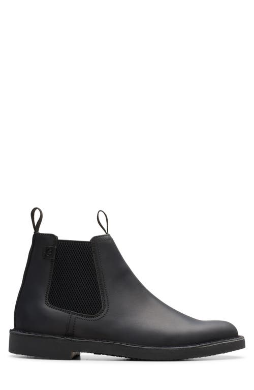Clarks Collection Men's Shepton Easy Boots In Black Leather