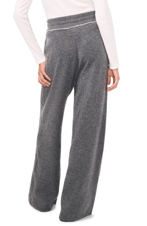 Shop 1.state Heathered Drawstring Pants In Salt N Pepper Heather