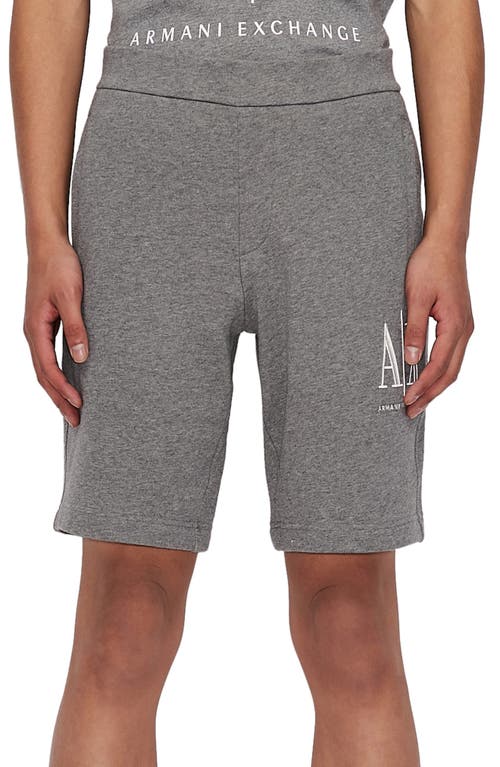 Icon Logo Sweat Shorts in Solid Dark Grey