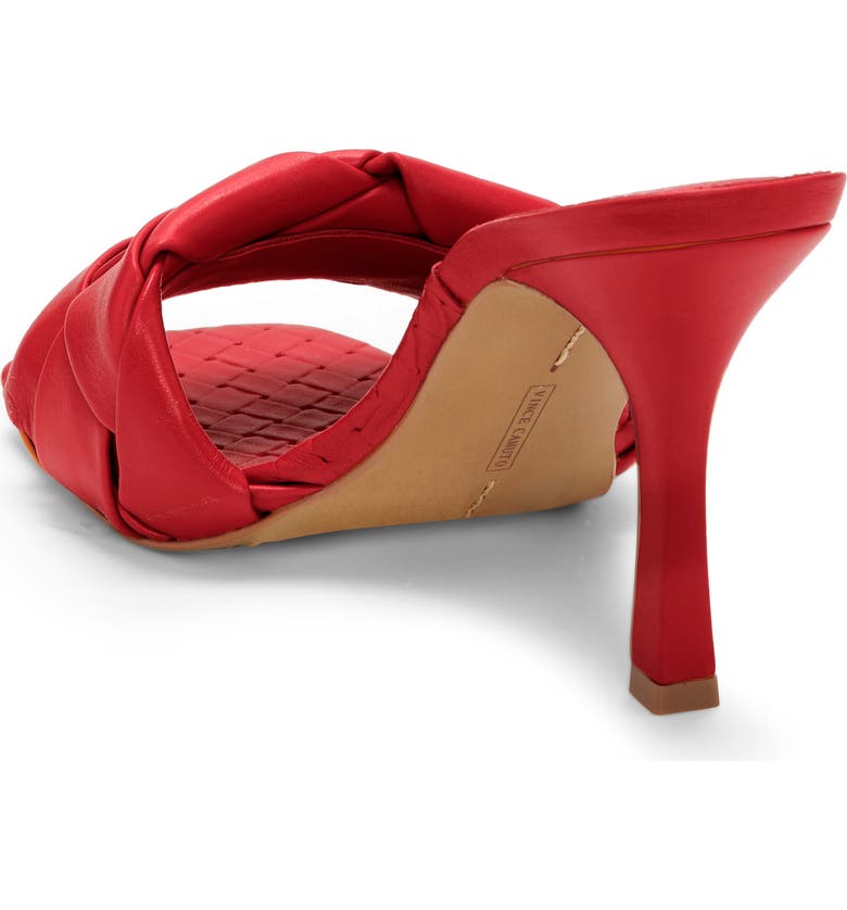 VINCE CAMUTO Brelanie Braided Strap Sandal, Main, color, CHERRY BERRY