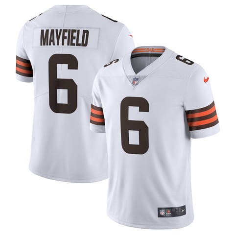 Men's Nike Baker Mayfield Camo Cleveland Browns 2021 Salute To Service Name  & Number T-Shirt