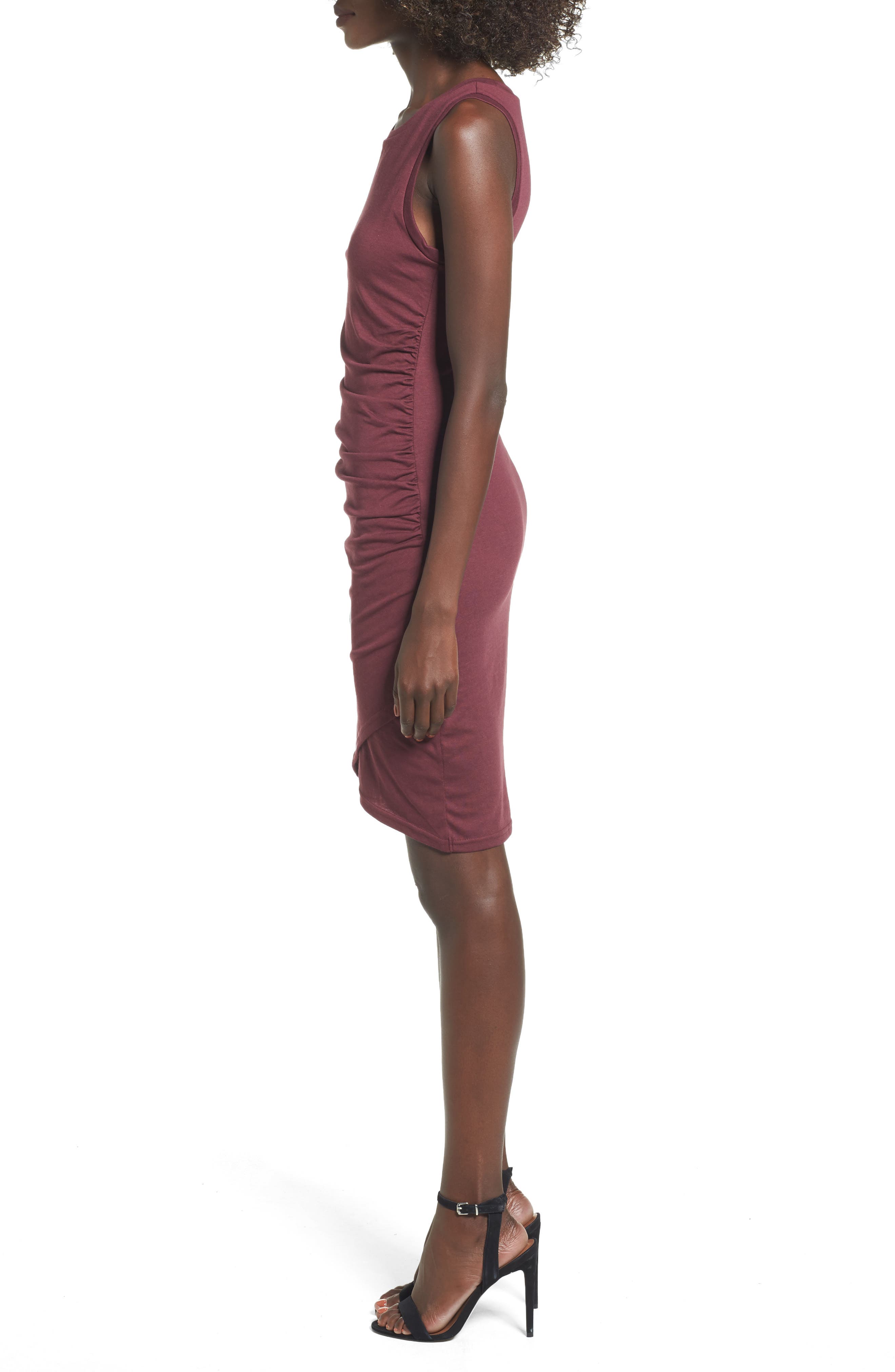 LEITH,
                            Ruched Body-Con Tank Dress,
                            Alternate thumbnail 144, color,
                            602