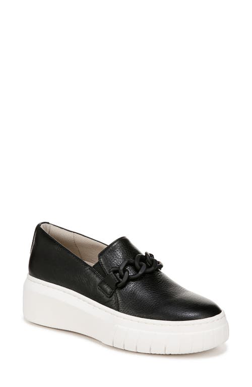 Shop Naturalizer Daphne Slip-on Platform Sneaker In Black Leather