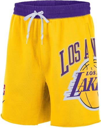 Nike / Women's Los Angeles Lakers Yellow Courtside Shorts