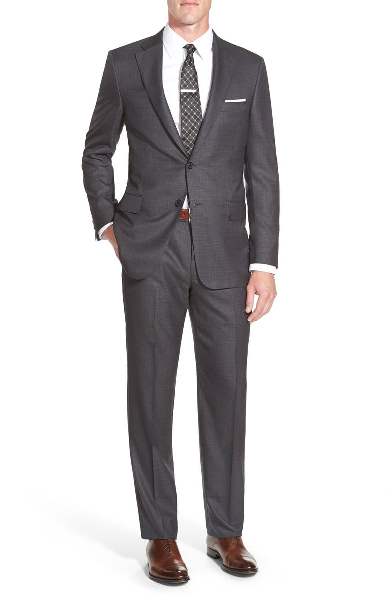 Hickey Freeman Classic Fit Check Wool Suit | Nordstrom