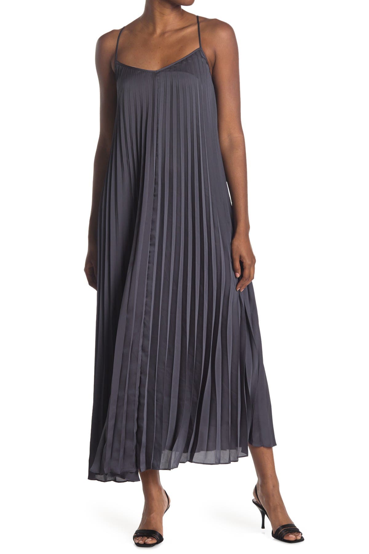 club monaco pleated dress